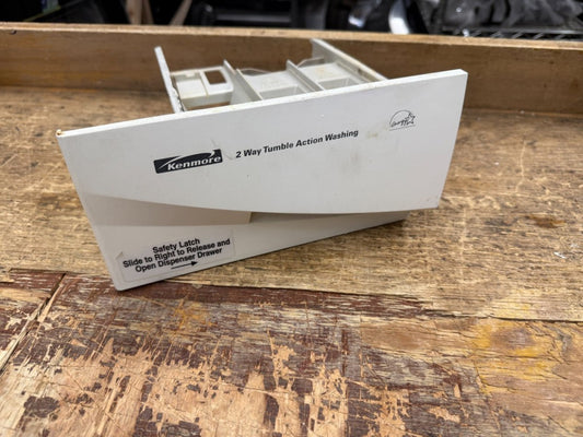 Kenmore Washer Detergent Dispenser Drawer Part 134167500 134167600 131271910 - ApplianceSolutionsHub