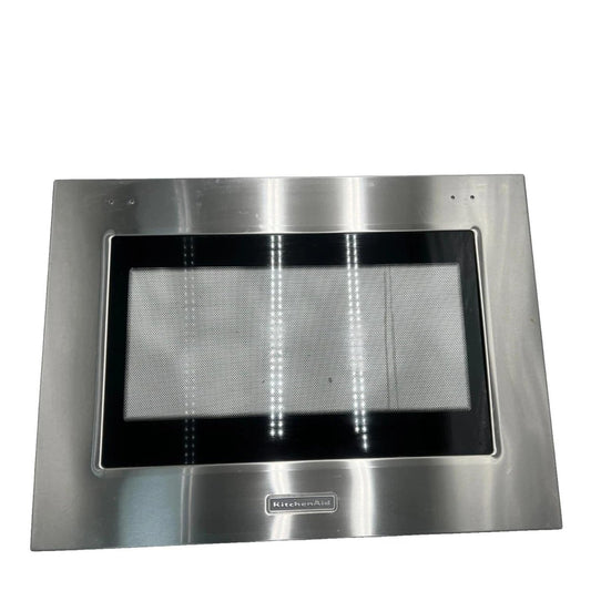 KitchenAid Range Oven Outer Door Glass Stainless Steel W10155557 W10116423 - ApplianceSolutionsHub