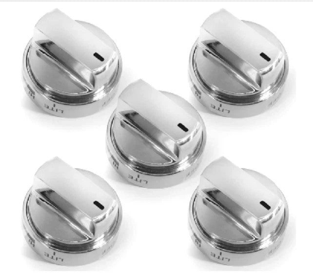 LG LRG3091ST: AEZ73453509, AEZ73453501, AEZ72909001, AEZ73453526 Stove Knob x5 - ApplianceSolutionsHub