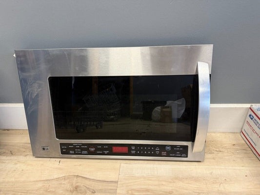 LG Microwave Door Assembly Stainless Part ADC37132509 - ApplianceSolutionsHub