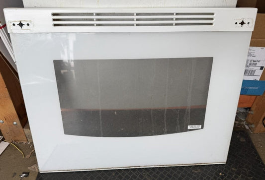 LG Range Outer Door Glass White 4890W0N002A - ApplianceSolutionsHub
