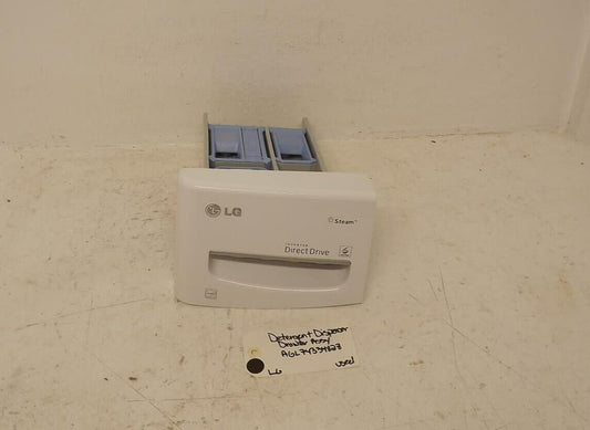 LG Washer AGL74334828 Detergent Dispenser Drawer Assy Used - ApplianceSolutionsHub