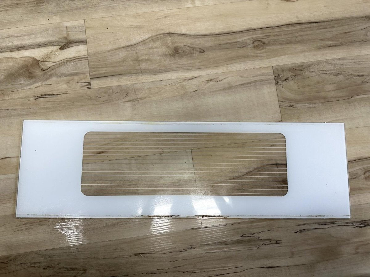 Maytag Range Outer Door Glass White Part 74004865 - ApplianceSolutionsHub