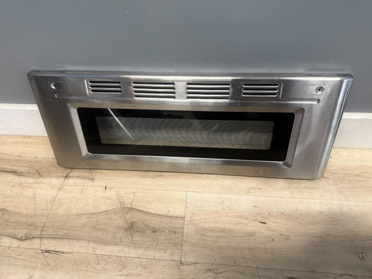 Maytag Stove Range Upper Outer Door Glass Stainless Part W10677255 - ApplianceSolutionsHub