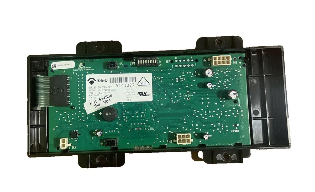 OEM Genuine Speed Queen Dryer User Interface Control Board Assembly, D515503P - ApplianceSolutionsHub