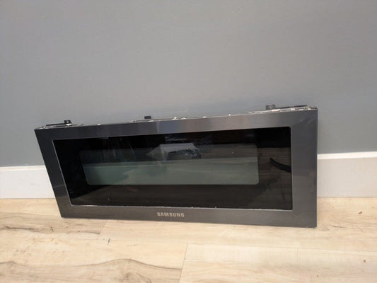 Samsung Range Lower Oven Outer Door Glass, Black Stainless DG94 - 03594B ASMN - ApplianceSolutionsHub