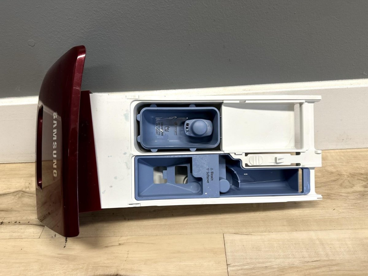 Samsung VTRplus Front Load Washer ASSY DRAWER DC97 - 18142U Genuine OEM - ApplianceSolutionsHub
