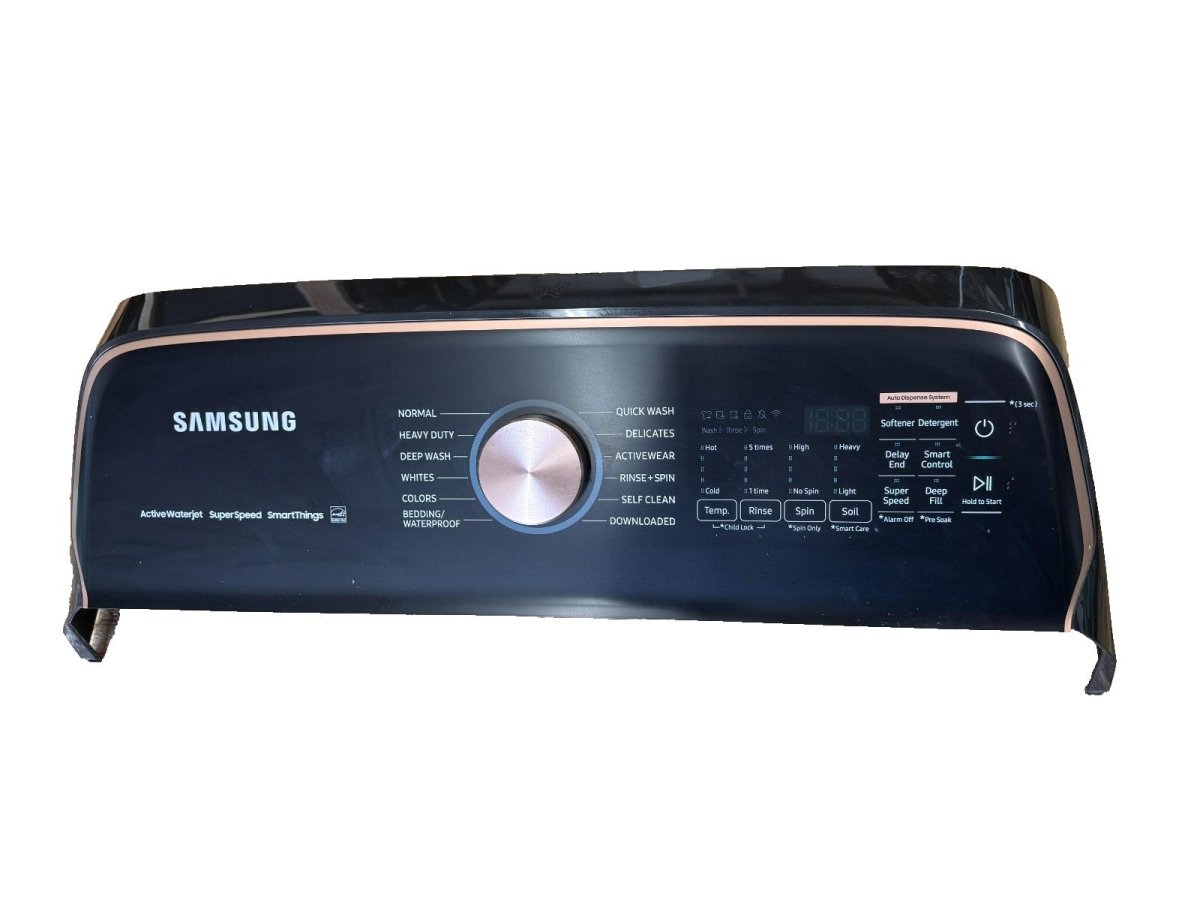 Samsung Washer Control Panel DC97 - 22830A DC97 - 22947X Model WA55A7700AV - ApplianceSolutionsHub