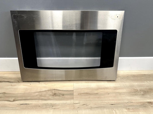 USED Kenmore Frigidaire Stainless Lower Glass Door Panel Part 318187986 - ApplianceSolutionsHub