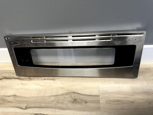 USED Kenmore Frigidaire Stainless Upper Door Glass Panel Part 318187984 - ApplianceSolutionsHub