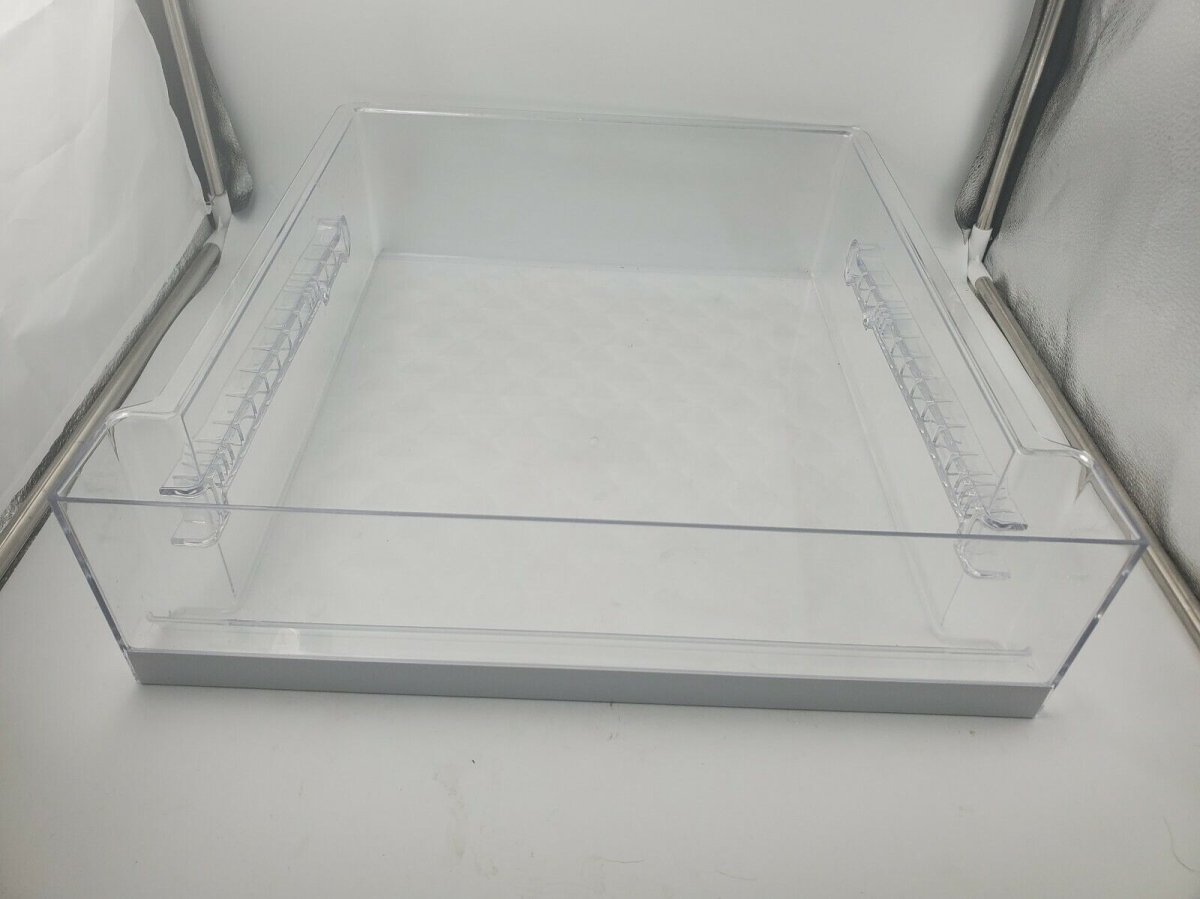 Used Kenmore LG Refrigerator Snack Tray Crisper MJS63231901 Clear Nice! - ApplianceSolutionsHub