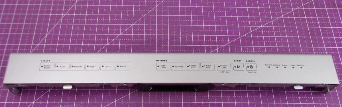 W11133139 Maytag Dishwasher Control Panel - ApplianceSolutionsHub