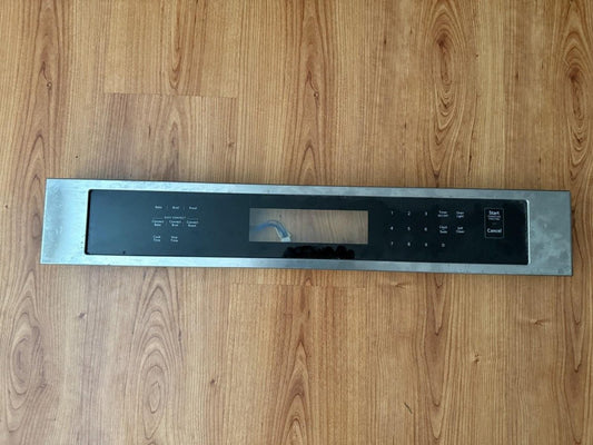 Whirlpool 30" Single Oven Control Panel Stainless Part W10611210 W10884536 - ApplianceSolutionsHub