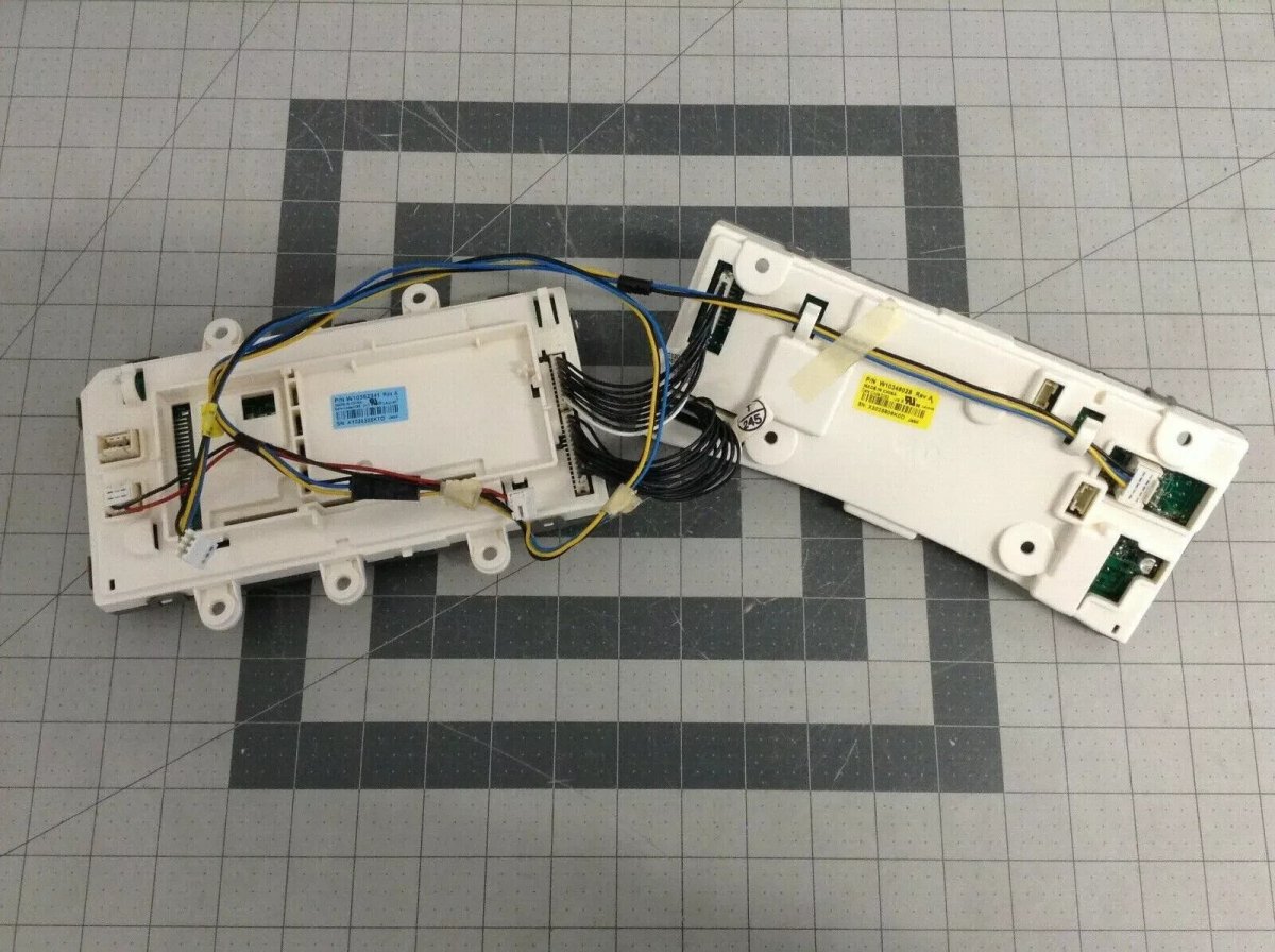 Whirlpool Dryer User Display Interface Control Board W10348028 W10352341 - ApplianceSolutionsHub