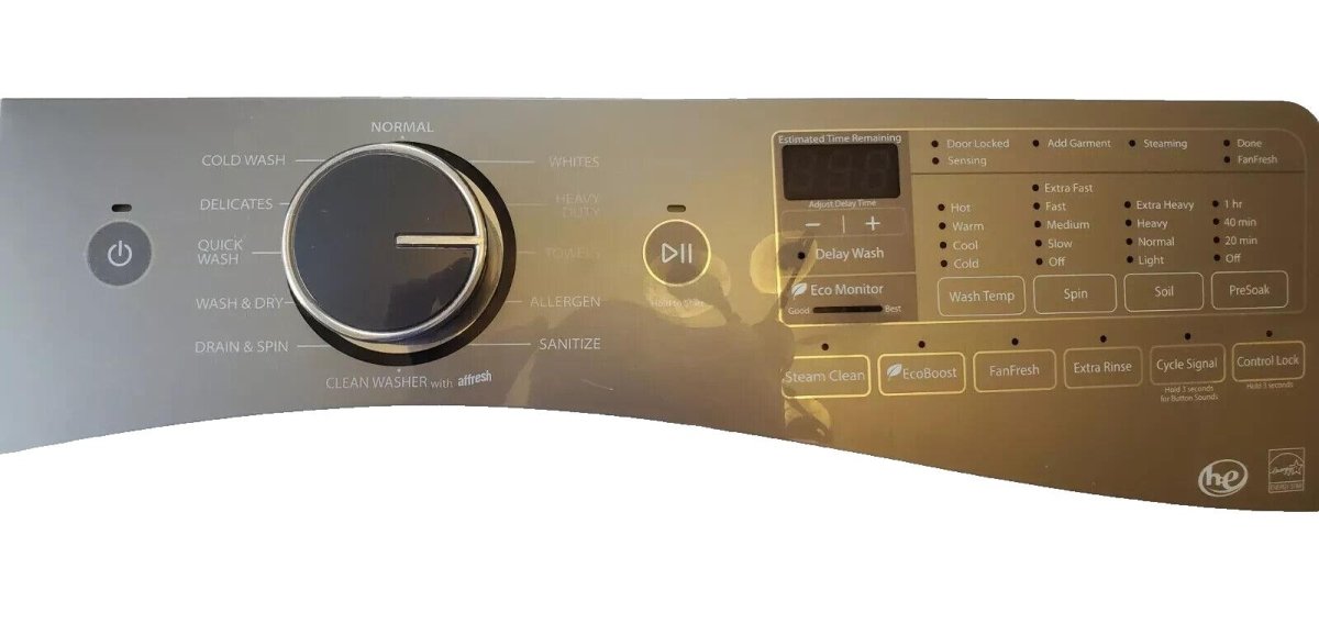 Whirlpool HE User Interface Control Panel W10433091 14290D0520 - ApplianceSolutionsHub