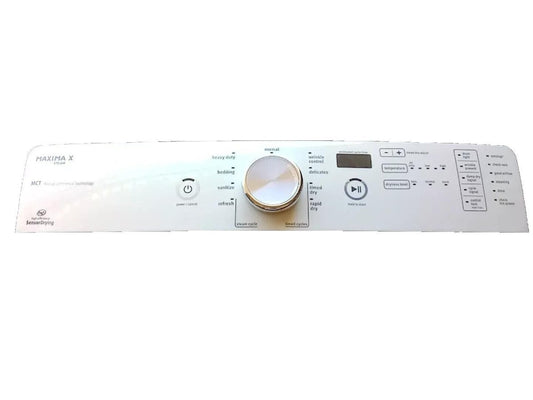 Whirlpool Maytag Dryer User Interface Control Panel Part Number W10469304 - ApplianceSolutionsHub