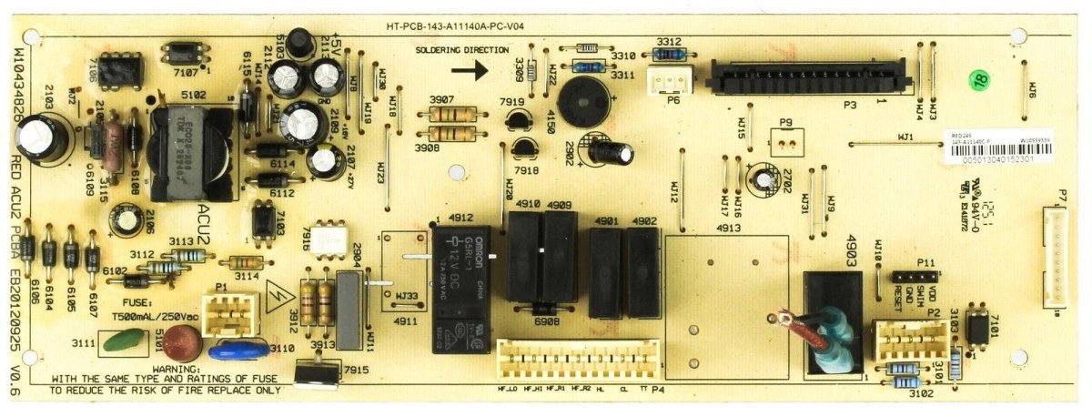 Whirlpool W10559339 Microwave Control Board - ApplianceSolutionsHub