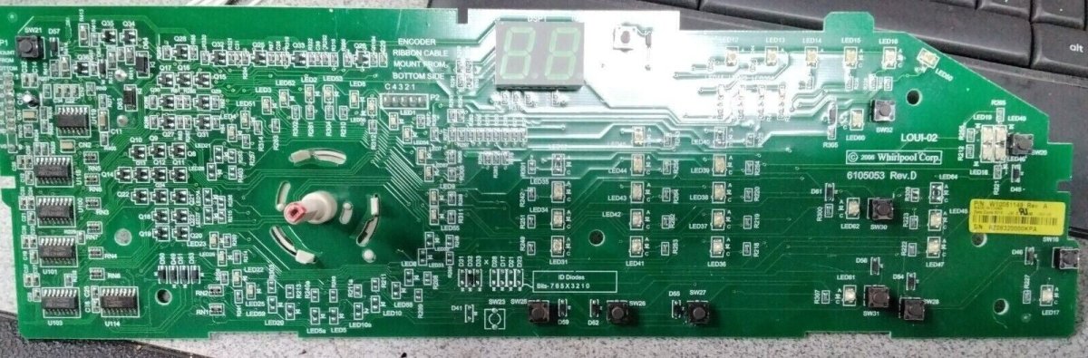 WHIRLPOOL WASHER CONTROL BOARD PART W10051149 WPW10051149 - ApplianceSolutionsHub