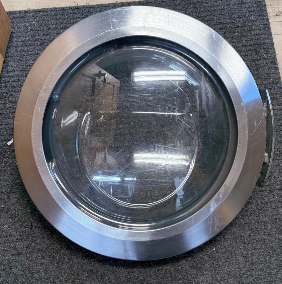 Whirlpool Washer Door Assembly With Hinge Part WPW10069120 WP8183202 - ApplianceSolutionsHub