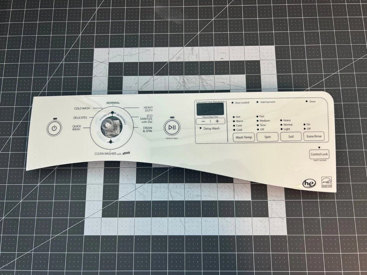 Whirlpool Washer User Control Panel P W10433082 W10750475 - ApplianceSolutionsHub
