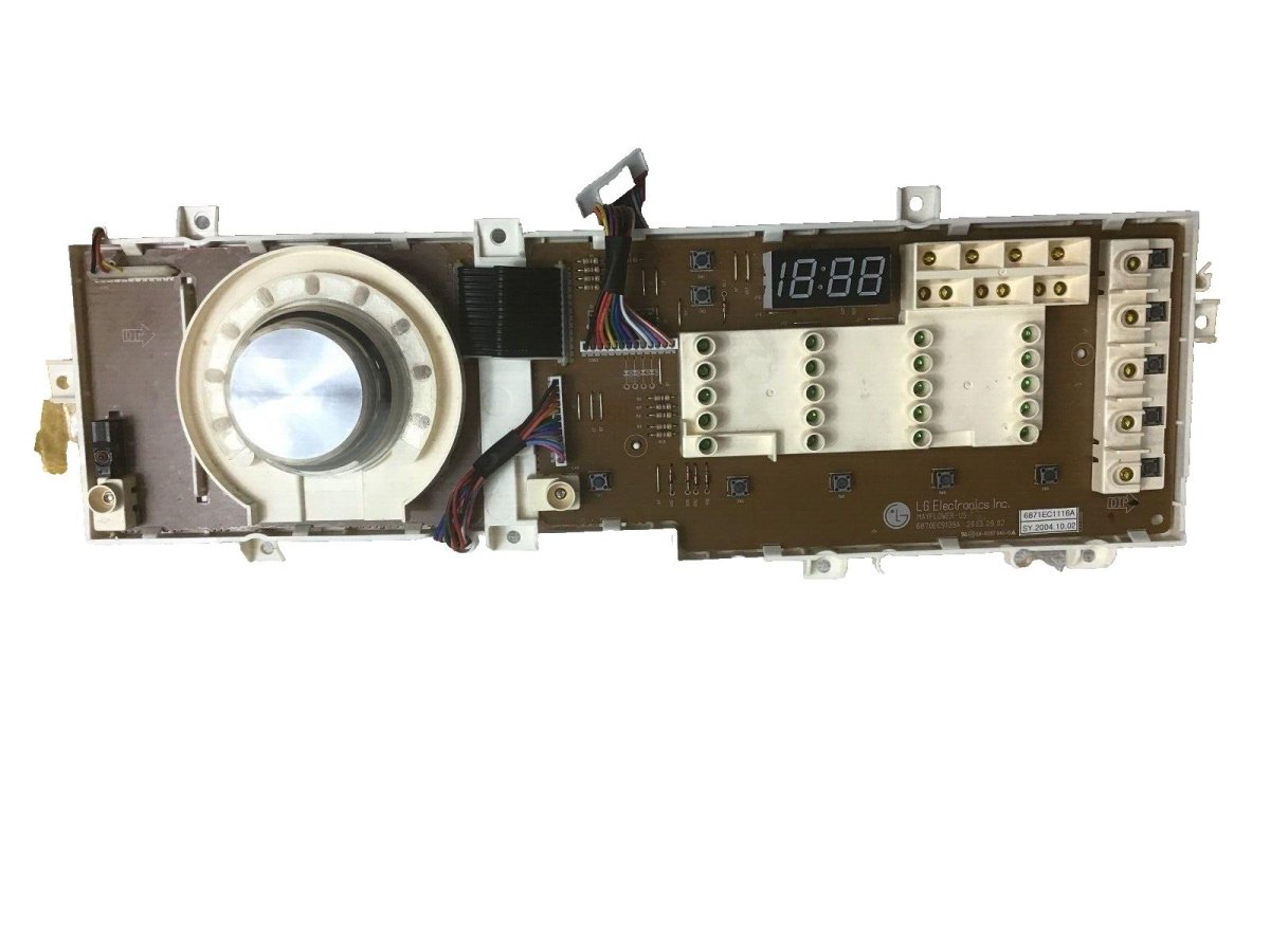 6871EC1116A LG WASHER USER INTERFACE CONTROL BOARD free shipping - ApplianceSolutionsHub