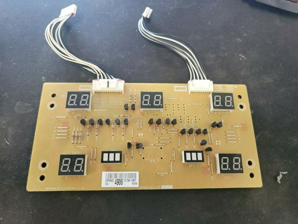 EBR64624906 OEM LG Range Display Control Board - ApplianceSolutionsHub