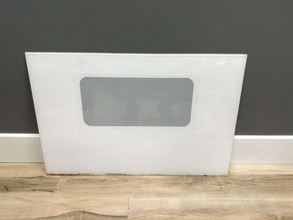 Frigidaire Kenmore Range Oven White Door Glass 316089003 - ApplianceSolutionsHub