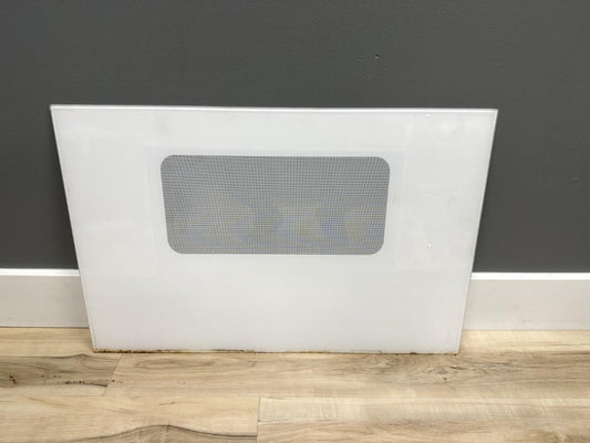 Frigidaire Kenmore Range Oven White Door Glass 316089003 - ApplianceSolutionsHub