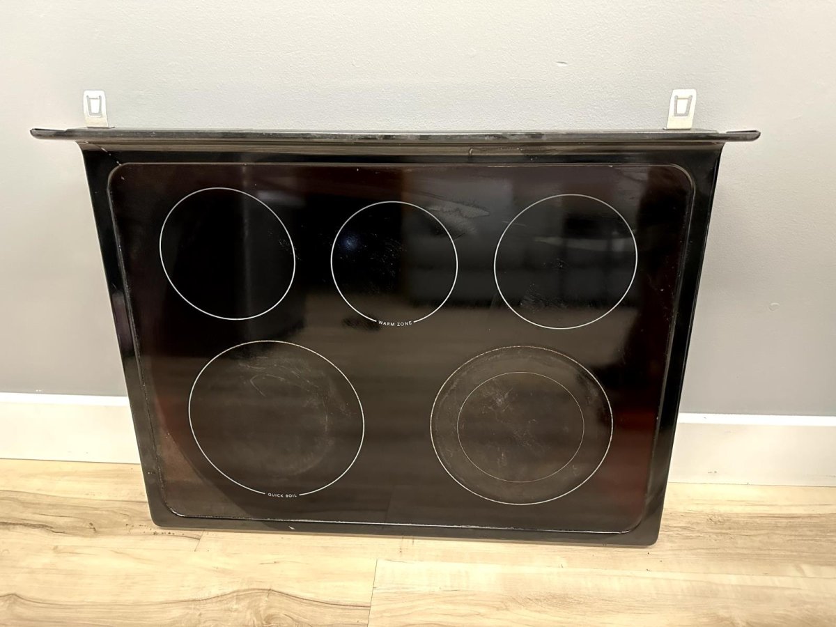 Frigidaire Main Glass Top Black PART # 5304513835 - ApplianceSolutionsHub
