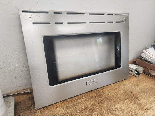 Frigidaire Slide in Range Door Glass Stainless 318272199 - ApplianceSolutionsHub