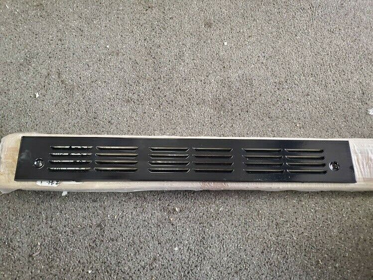 GE Black Refrigerator Kick Access Plate Panel WR79X10027 - ApplianceSolutionsHub
