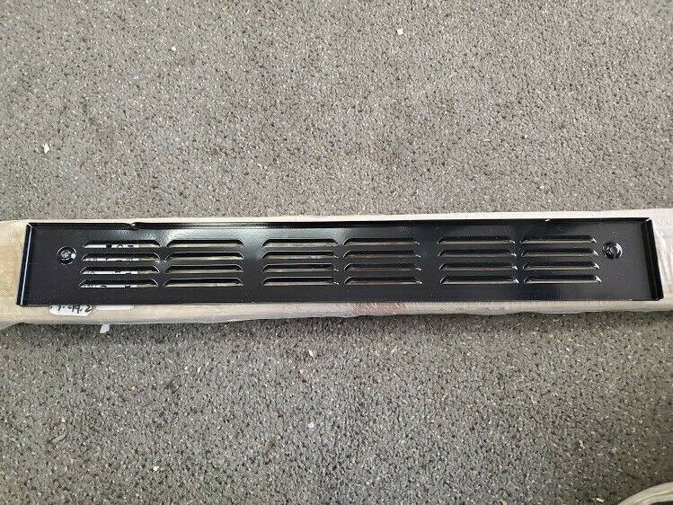 GE Black Refrigerator Kick Access Plate Panel WR79X10027 - ApplianceSolutionsHub