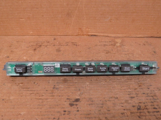 GE Dishwasher Interface Board Assembly Part # WD21X23702 - ApplianceSolutionsHub