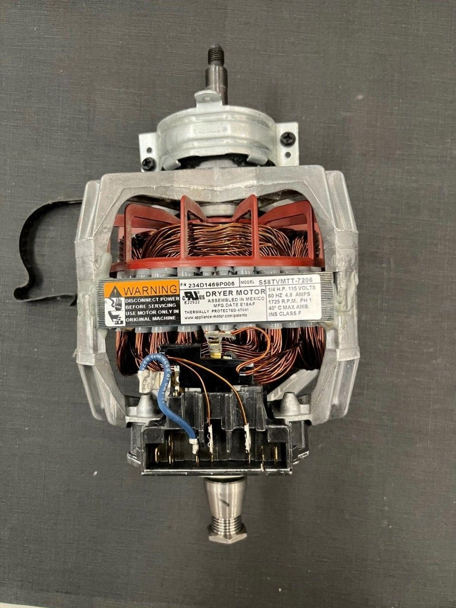 GE Hotpoint Dryer Drive Motor WE17X23856, WE03X29258, 134196600, 264D1469P006 - ApplianceSolutionsHub