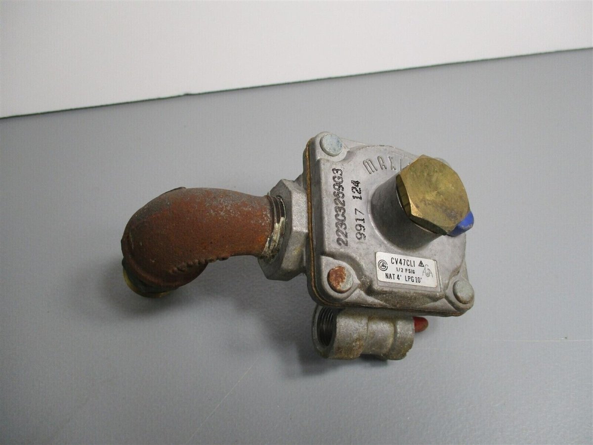 GE RANGE PRESSURE REGULATOR RUST PART WB19K10001 - ApplianceSolutionsHub