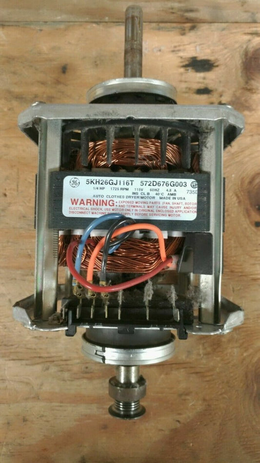 GE WE17M22 WE17X10010 DRYER MOTOR 572D676G003 - FREE SHIPPING ! - ApplianceSolutionsHub