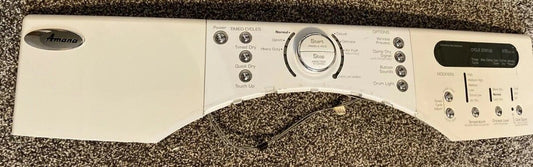 Genuine Amana Dryer Control Panel Assembly W10246704 W10280652 W10280455 - ApplianceSolutionsHub