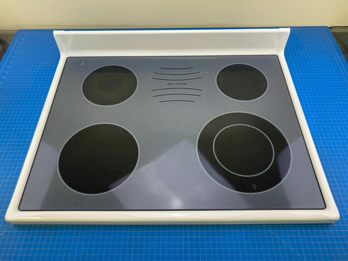 Genuine Amana Electric Oven Glass Cooktop 31921803WW 31997003WW - ApplianceSolutionsHub