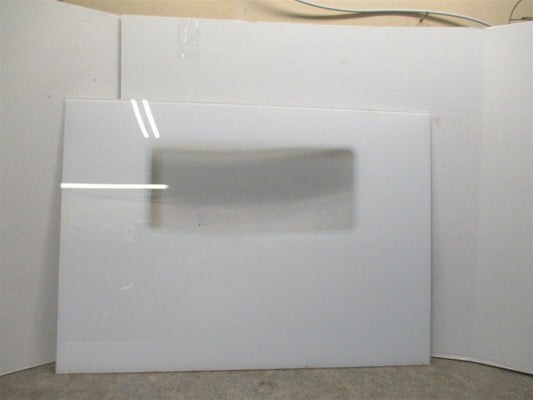 KENMORE RANGE DOOR GLASS (WHITE) 29 5/8" X 21" PART# 316406403 - ApplianceSolutionsHub