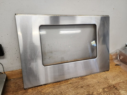 KitchenAid Whirlpool Oven Outer Door Glass Stainless W10330077, W10010690 - ApplianceSolutionsHub