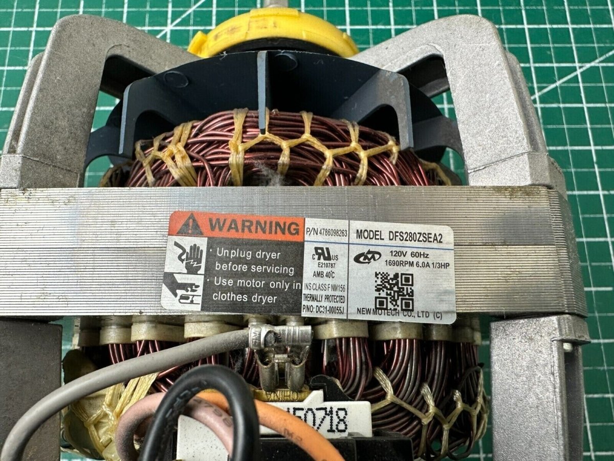 Samsung Dryer Motor | DC31-00055J - ApplianceSolutionsHub