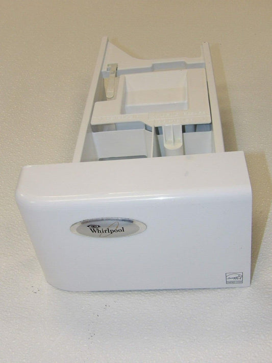 W10304015, 8540402 Whirlpool Washer WFW9050XW00 Dispenser Drawer White - ApplianceSolutionsHub