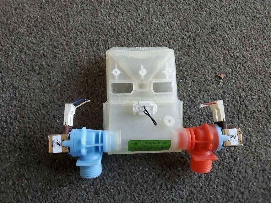 W10776841 Whirlpool Washer Water Inlet Valve W10776841 W11038689 - ApplianceSolutionsHub