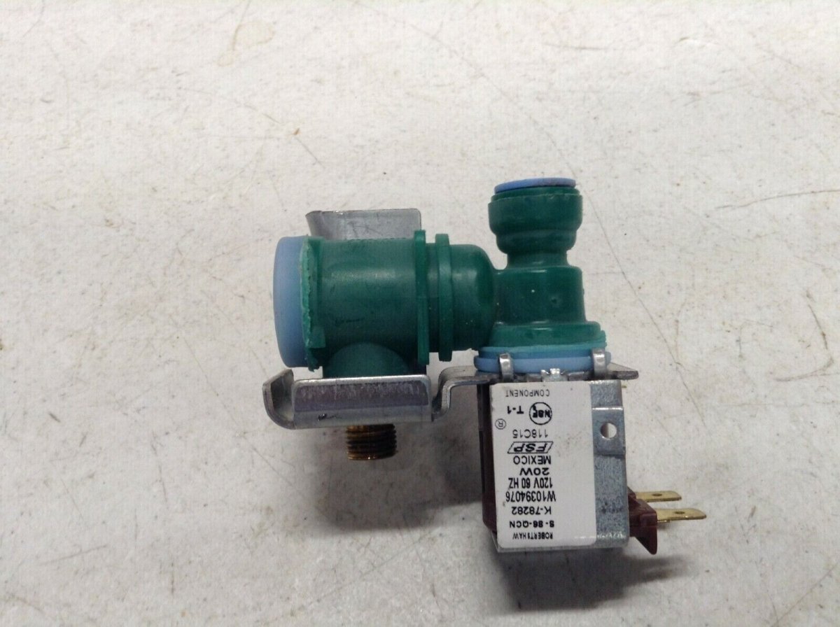 Whirlpool Refrigerator Water Inlet Valve W10865826, W10394076 - ApplianceSolutionsHub