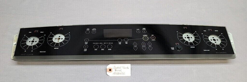 Whirlpool Stove Control Panel, Console, Touch Panel Black WP9758473 9758473 - ApplianceSolutionsHub