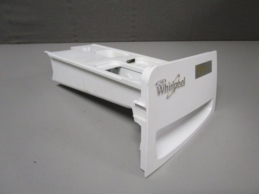 Whirlpool TL Washer Dispenser Drawer w/ White Handle W10783722 W10365885 ASMN - ApplianceSolutionsHub