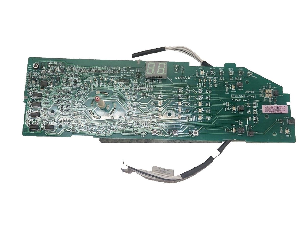 WHIRLPOOL WASHER CONTROL BOARD W10256505 Rev B - ApplianceSolutionsHub